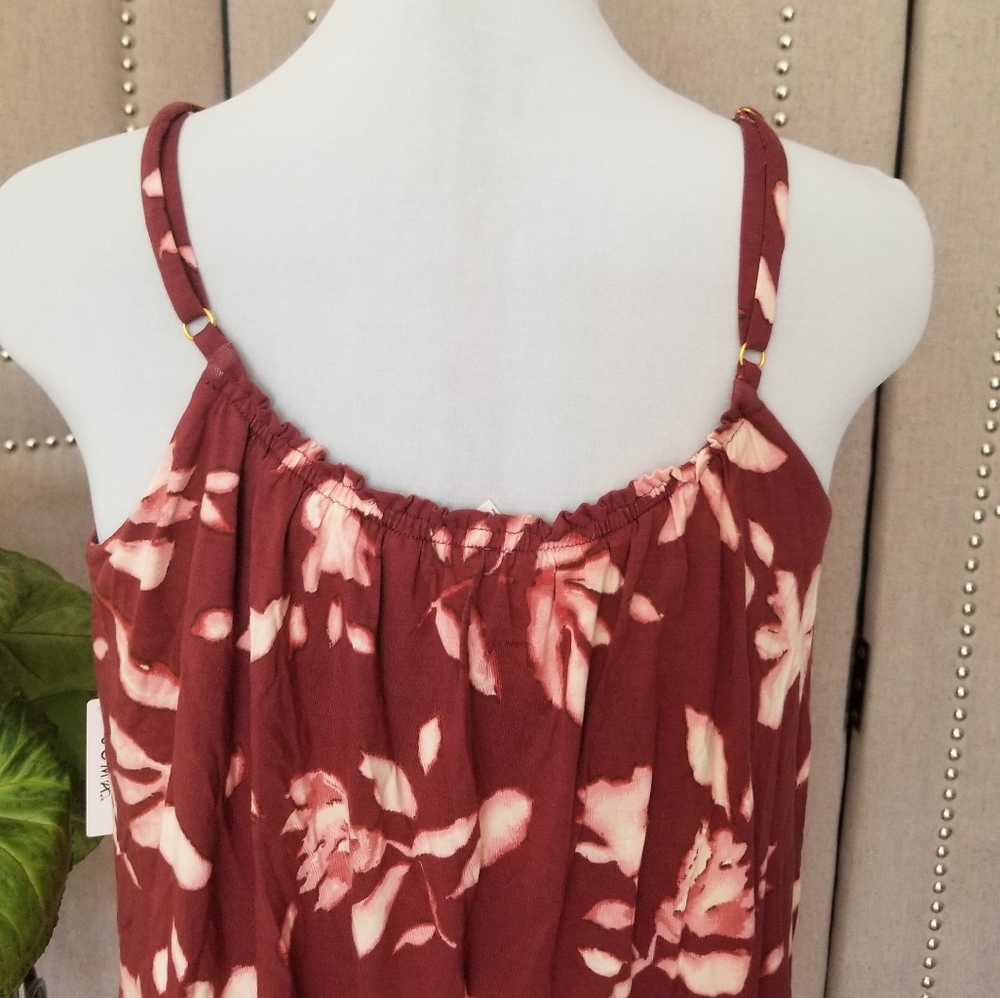 Soma Cool Nights Shirred Neckline Cami Vermillion - Picture 2 of 11